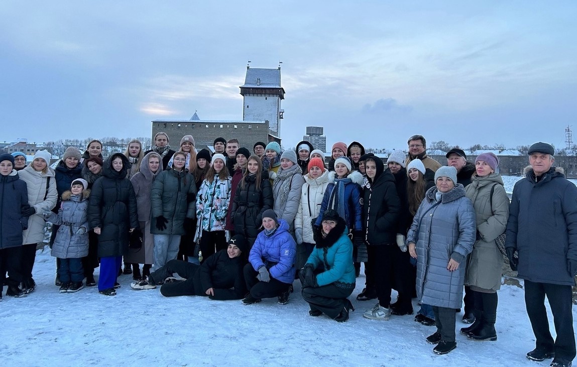 Делегация Великого Новгорода посетила Ивангород.