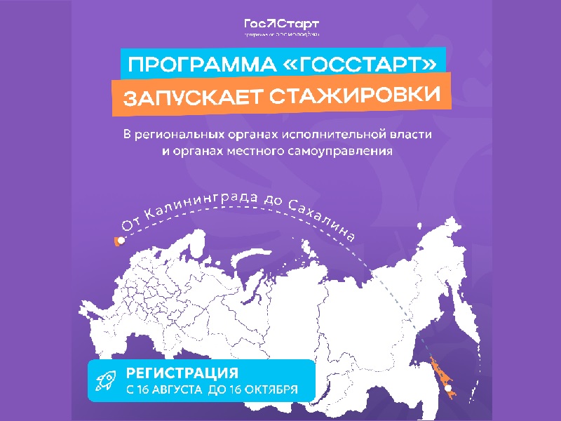 Молодых новгородцев приглашают принять участие в  региональном этапе направления «ГосСтарт. Стажировки».