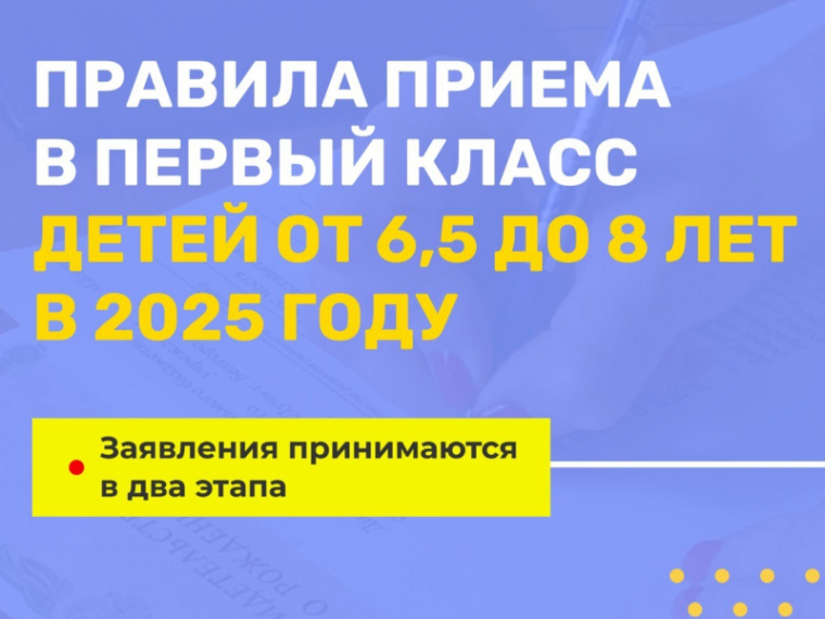 Правила приёма в первый класс в 2025 году. Правила приёма в первый класс в 2025 году.